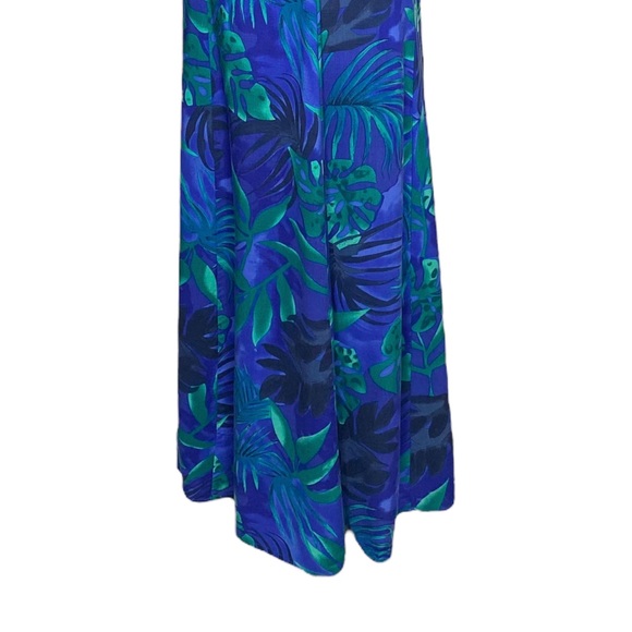 Dress Barn Tropical Leaf Print Maxi Dress - Picture 7 of 9